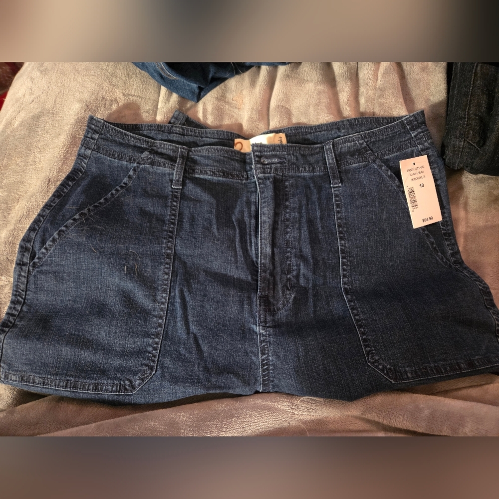NWT Ricki's Dark Blue Boot Cut Cargo Style Jeans